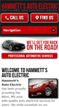 Mobile Screenshot of hammettsautomotiveelectric.com